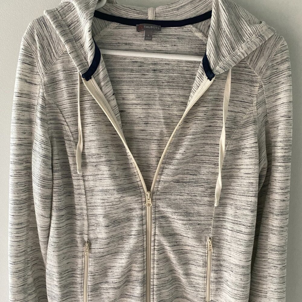 Talbots Hooded Zip-up jacket size S